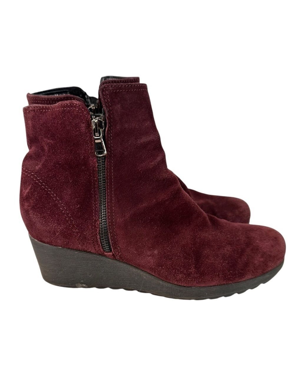 The Flexx Burgundy Suede Boots Women’s 8.5 Comfortcore Chic Footwear